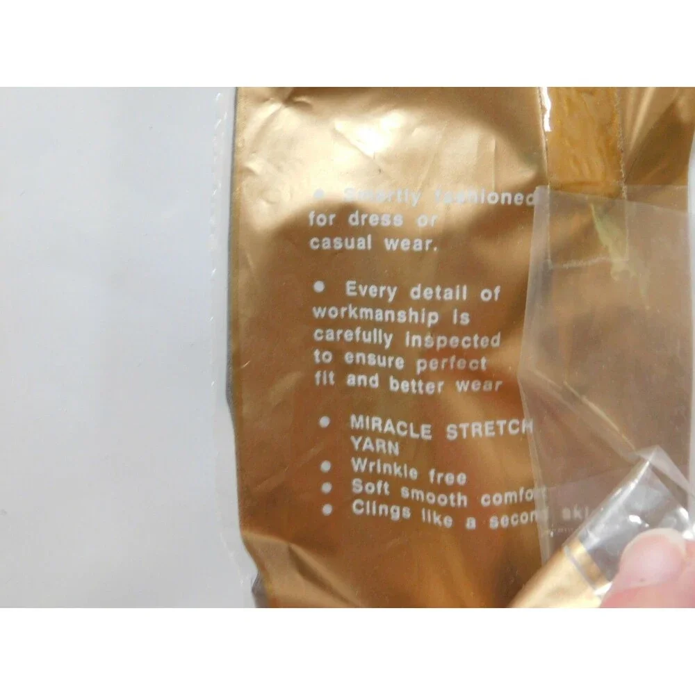 6 National's Guaranteed Hosiery Vintage 50s 60s Pantyhose Stocking Soft Black